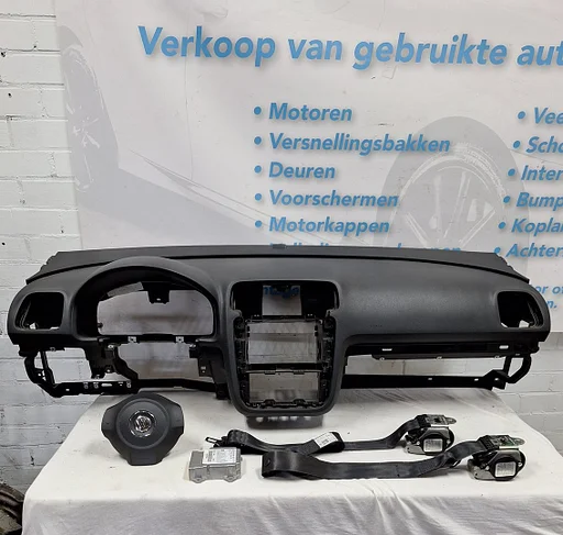 Airbag set VW Scirocco Dashboard stuurairbag + gordels module