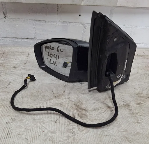 Spiegel VW Polo 6R 6C links elektrisch in goede staat L041