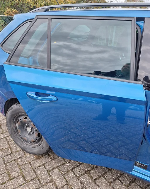 Deur Portier Skoda Fabia III NJ5 rechts achter topstaat LF5W