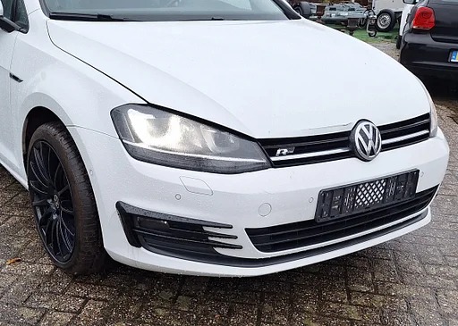 Voorkop VW Golf 7 bumper koplamp led voorscherm L&R Motorkap