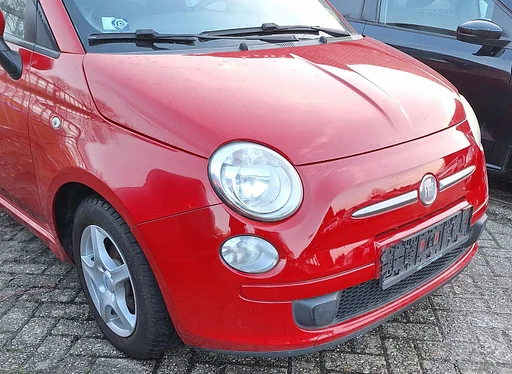 Voorkop Fiat 500 compleet Voorbumper koplamp L&R Motorkap