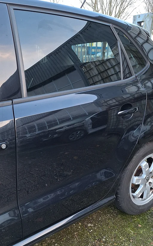 Deur Portier VW Polo 6R 6C links achter in goede staat LC9X