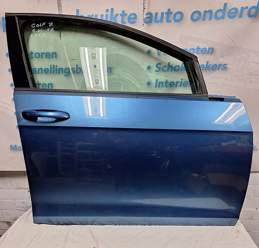 Deur Portier VW Golf 7 VII rechts voor 5 deurs kleur LA5J