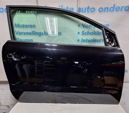 Deur Portier VW Polo 6R 6C rechts 3 Deurs kleur LC9X