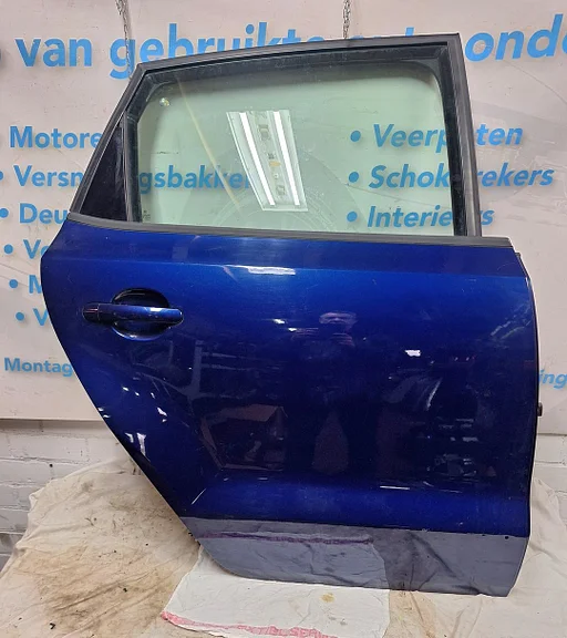 Deur Portier VW Polo 6R 6C rechts achter restyle deukje LD5Q