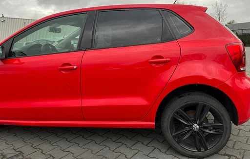 Deur Portier VW Polo 6R 6C links achter in goede staat LY3D