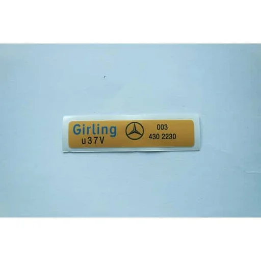 Stikker Girling Mercedes SL - SLC, R107 - W107 - C107