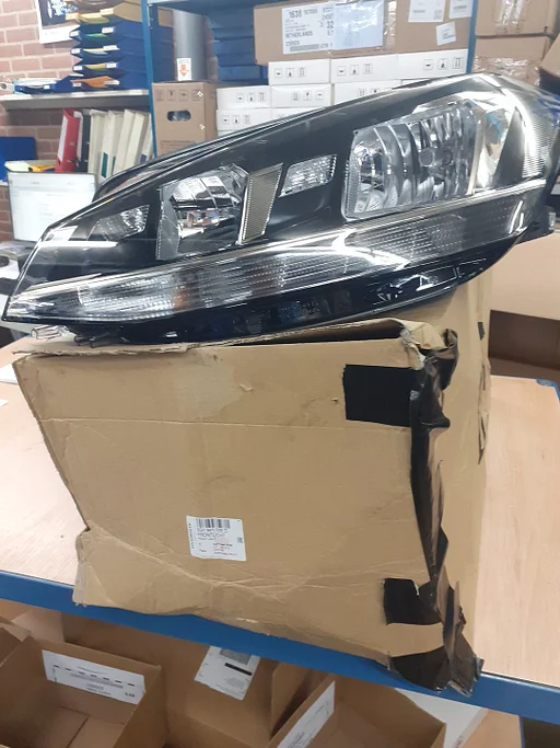 Dubbele halogeen koplamp links nieuw origineel VW