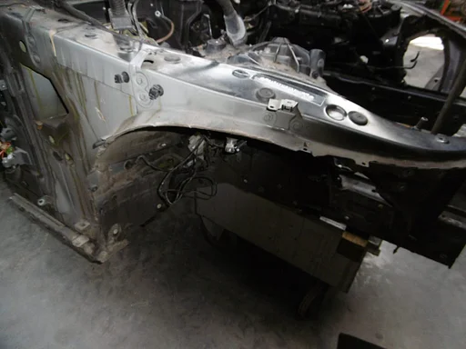 Fronthoek met chassisbalk BMW 5 -serie F10 -F11  rechts