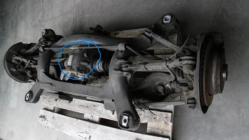 Achterbrug subframe BMW 3-serie F30-31