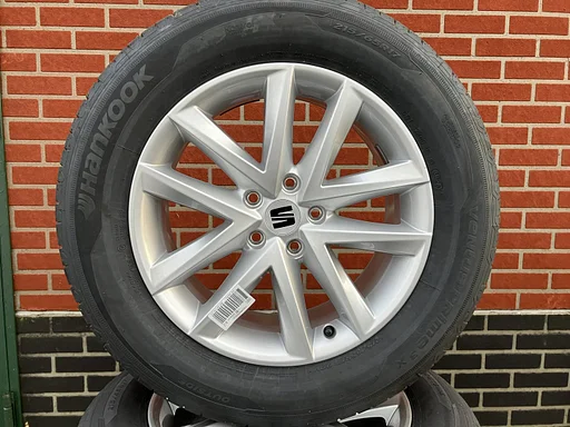 Seat Tarraco Velgen + Banden NIEUW Origineel 5x112 Hankook Tiguan Kodiaq