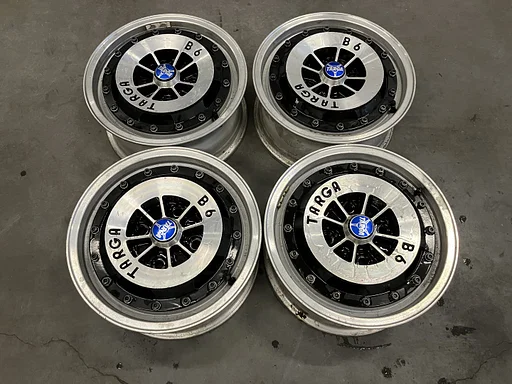 4x Targa B6 Velg 2-delig Unieke set geen BBS of Ronal 4x120? geen 4x100