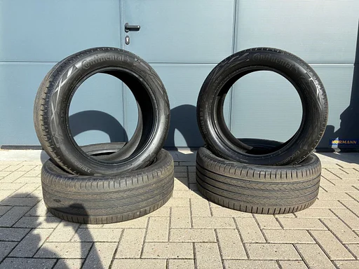 4x Continental 235/50 R19 en 255/45 R19 NIEUW DEMO VW ID.7 Breedset