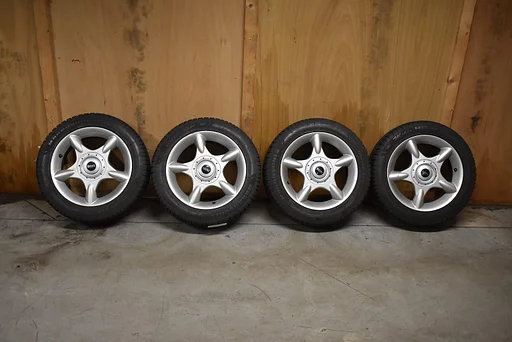 Set 5-spaaks, 16-inch velgen+winterbanden Mini One (2005)