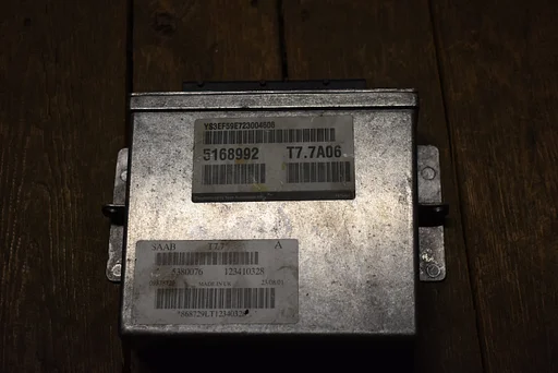 ECU ENGINE CONTROLLER SAAB 9-5 2.3, T7.7A06, T77A06, 5380076, 123421548, 5168992