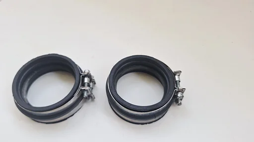 cilinder achterzijde Rubbersleeve inlaat flens 05 + slangklemmen KTM Super Duke 990 Adventure 990  Supermoto 990 SM-T 990