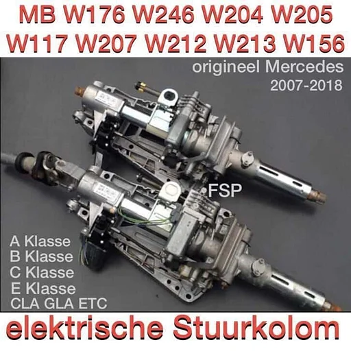 Stuurkolom Mercedes W176 A Klasse W246 B / W117 CLA W156 GLA