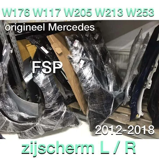 Origineel zijscherm Mercedes A C CLA E GLC Klasse L/R scherm