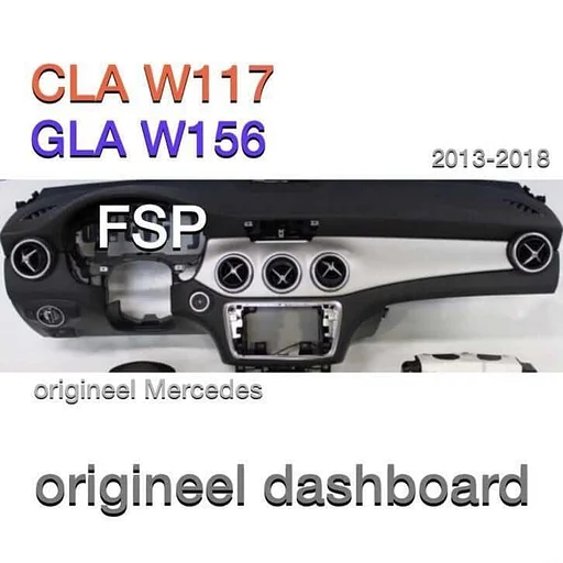Mercedes W117 CLA / W156 GLA origineel Dashboard 2013-2018