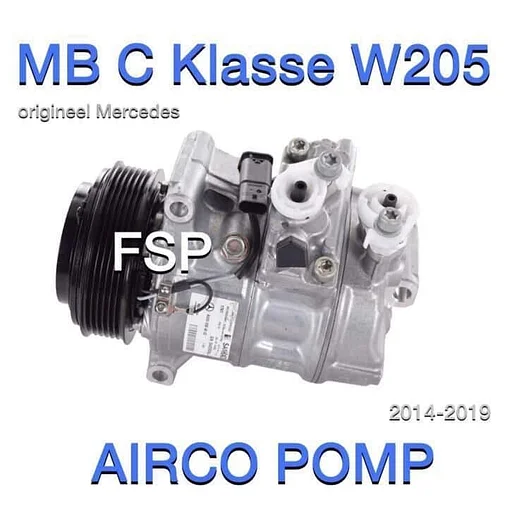 W205 aircopomp Mercedes C Klasse 2014-2019 C205 S205 klima