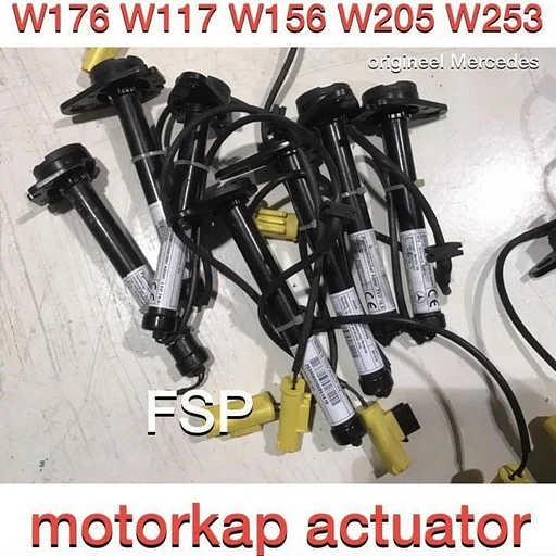 Mercedes Motorkap airbag actuator L/R voetganger bescherming
