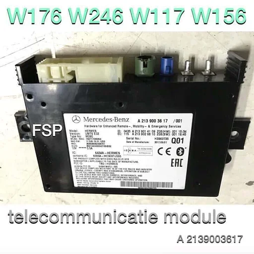 W176 W246 W117 W156 W205 W213 CommunicatieModule A2139003617