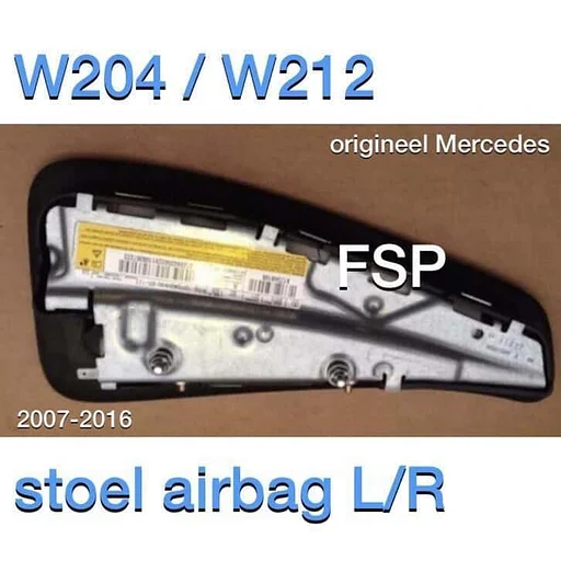 W204 C X204 GLK W212 E Klasse stoelairbag Mercedes L/R / C63