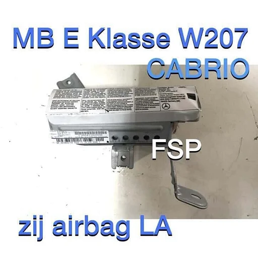 W207 zij airbag links achter Mercedes E Klasse coupé cabrio