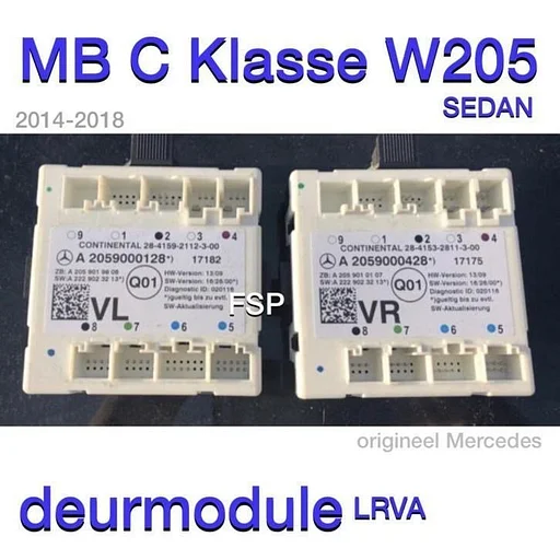W205 deur spiegel module Mercedes C Klasse 2018 links rechts