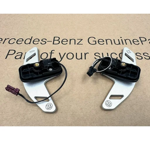 BRABUS STUUR FLIPPERS ORIGINEEL W205 C63 W213 E63 W253 GLC63 AMG Stuurwiel SCHAKELAAR L/R origineel Mercedes 2014-2022 F1 XL BRABUS Flippers stuurbediening chroom A45 CLA45 CLE53 C63 E63 CLS63 GLA45 GLC63 GLE63 GT63 GTR G63 GLS63 BRABUS SHIFT PADDLE