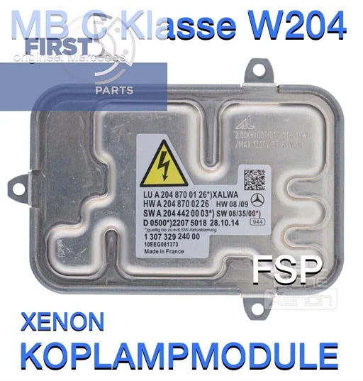 W204 koplamp module A2048700326 Xenon Starter Mercedes C klasse 2007-2014 links / rechts origineel