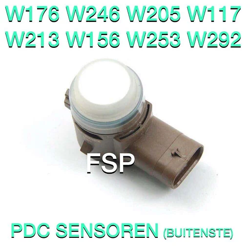 Mercedes PDC parkeer sensor W176 W246 W205 W117 W213 W156 W253 W292 W166 W218 W222 A B C CLA CLS E GLA GLC GLE Klasse L/R origineel