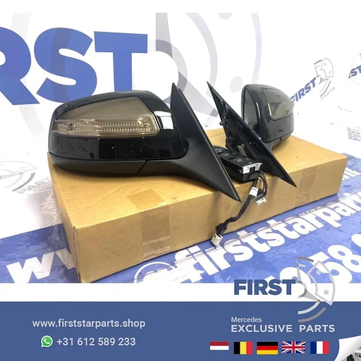 W204 C63 AMG BUITENSPIEGELS Elektrisch inklapbare spiegels Set Mercedes C KLASSE 2007-2012