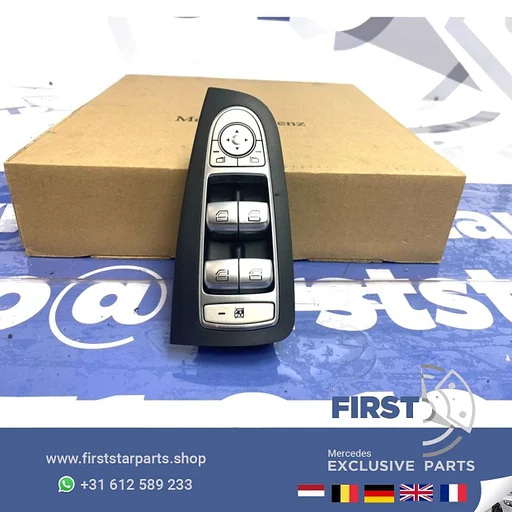W205 W213 RAAM BEDIENING SCHAKELAAR Mercedes C + E Klasse 2014-2021 RAAMSCHAKELAAR SPIEGEL BEDIENING