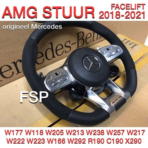 2021 ORIGINEEL AMG GT STUUR + AIRBAG Mercedes A CLA C E Klasse G GLA GLC GLE GTC GTR CLS S Klasse