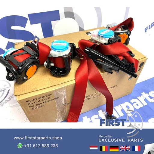 Rode 45 AMG Gordels Mercedes W176 A W117 CLA W156 GLA Klasse