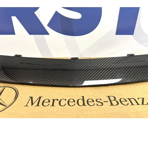W213 E63 E63s AMG CARBON SPOILER LIP Voorbumper ORIGINELE bumper SIERLIJST origineel CARBON FIBER Mercedes E Klasse 2016-2020 213 S213