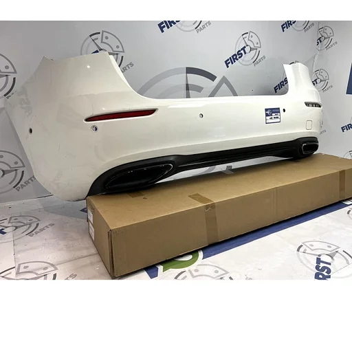 W177 ACLASS ACHTERBUMPER WIT BUMPER COMPLEET Mercedes A Klasse 2018-2023 BUMPER + DIFFUSER ORIGINEEL