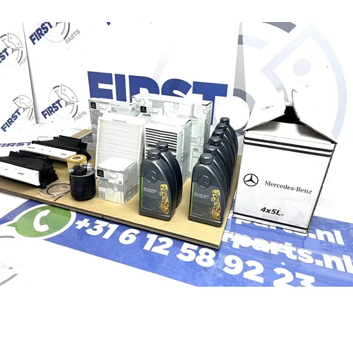 Mercedes OLIE + FILTER SET W176 W177 W246 W247 W117 W118 W204 W205 W206 W212 W213 W214 W156 H247 X247 W253 W254 W166 W167 W292 W461 W463 W221 W222 W223 W190 X290 LUCHT BRANDSTOF INTERIEUR FILTERSET origineel MercedeS