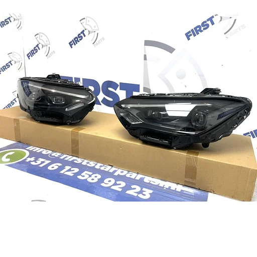 A2959060501 MERCEDES EQS V297 X296 LED KOPLAMP LINKS DIGITAL LIGHT LINKER KOPLAMP ORIGINEEL EQS53 AMG COMPLEET MET MODULES W297 W296