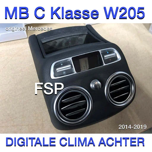 W205 C63 AMG Clima schakelaar Mercedes C Klasse 2014-2018 Climatronic
