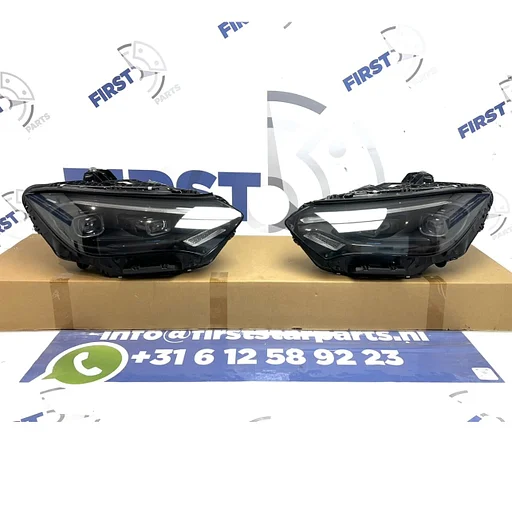 MERCEDES EQS W297 LED KOPLAMP SET DIGITAL LIGHT KOPLAMPEN ORIGINEEL EQS53 AMG A2959060501 A2959061200 COMPLEET MET MODULES V297 X296