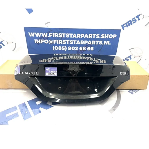 W117 ACHTERKLEP ZWART CLA KLASSE C117 SEDAN KOFFERKLEP W117 ORIGINEEL Mercedes CLA LIMOUSINE COUPÉ 2013-2019 CLA45 AMG