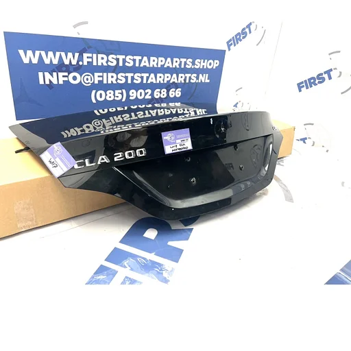 W117 C117 KOFFERBAK ACHTERKLEP ZWART CLA KLASSE SEDAN KOFFERKLEP W117 ORIGINEEL Mercedes CLA LIMOUSINE COUPÉ 2013-2019 CLA45 AMG