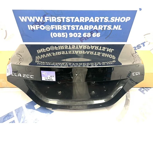 W117 C117 KOFFERBAK ACHTERKLEP ZWART CLA KLASSE SEDAN KOFFERKLEP W117 ORIGINEEL Mercedes CLA LIMOUSINE COUPÉ 2013-2019 CLA45 AMG