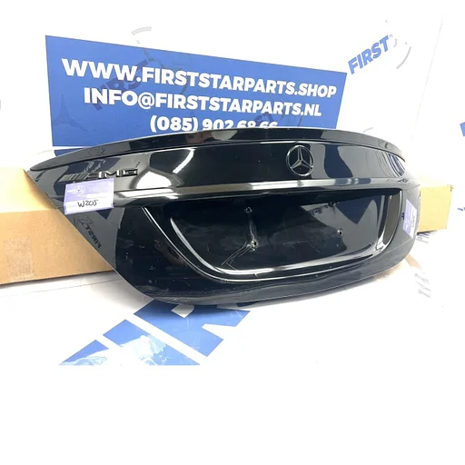 W205 C KLASSE C43 C63 C63s AMG ACHTERKLEP COMPLETE KOFFERKLEP KOFFERBAK origineel Mercedes CKlasse 2014-2021 ZWART/WIT/GRIJS/BLAUW KOFFERKLEP COMPLEET 205