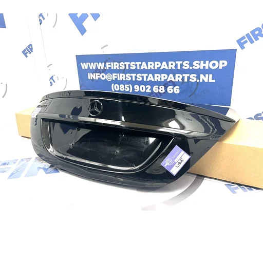 W205 C KLASSE C43 C63 C63s AMG ACHTERKLEP COMPLETE KOFFERKLEP KOFFERBAK origineel Mercedes CKlasse 2014-2021 ZWART/WIT/GRIJS/BLAUW KOFFERKLEP COMPLEET 205