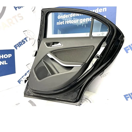 W176 DEUR RECHTS ACHTER A Klasse 2013-2018 PORTIER COMPLEET RECHTS ACHTER ZWART PORTIER Origineel Mercedes RECHTER DEUR