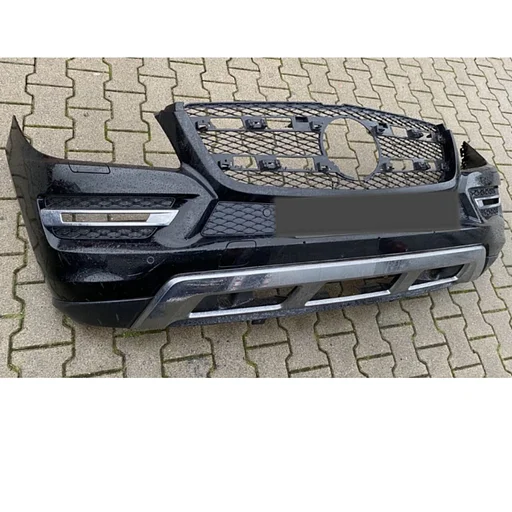 A1668853125 (W166) X166 GL BUMPER VOORBUMPER COMPLEET ZWART Mercedes 2012-2015 ORIGINEEL GL  A 166 885 31 25