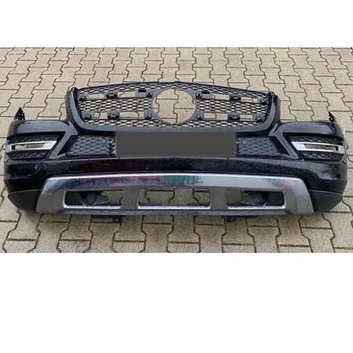 X166 GL BUMPER A1668853125 (W166) VOORBUMPER COMPLEET ZWART Mercedes 2012-2015 ORIGINEEL GL A 166 885 31 25